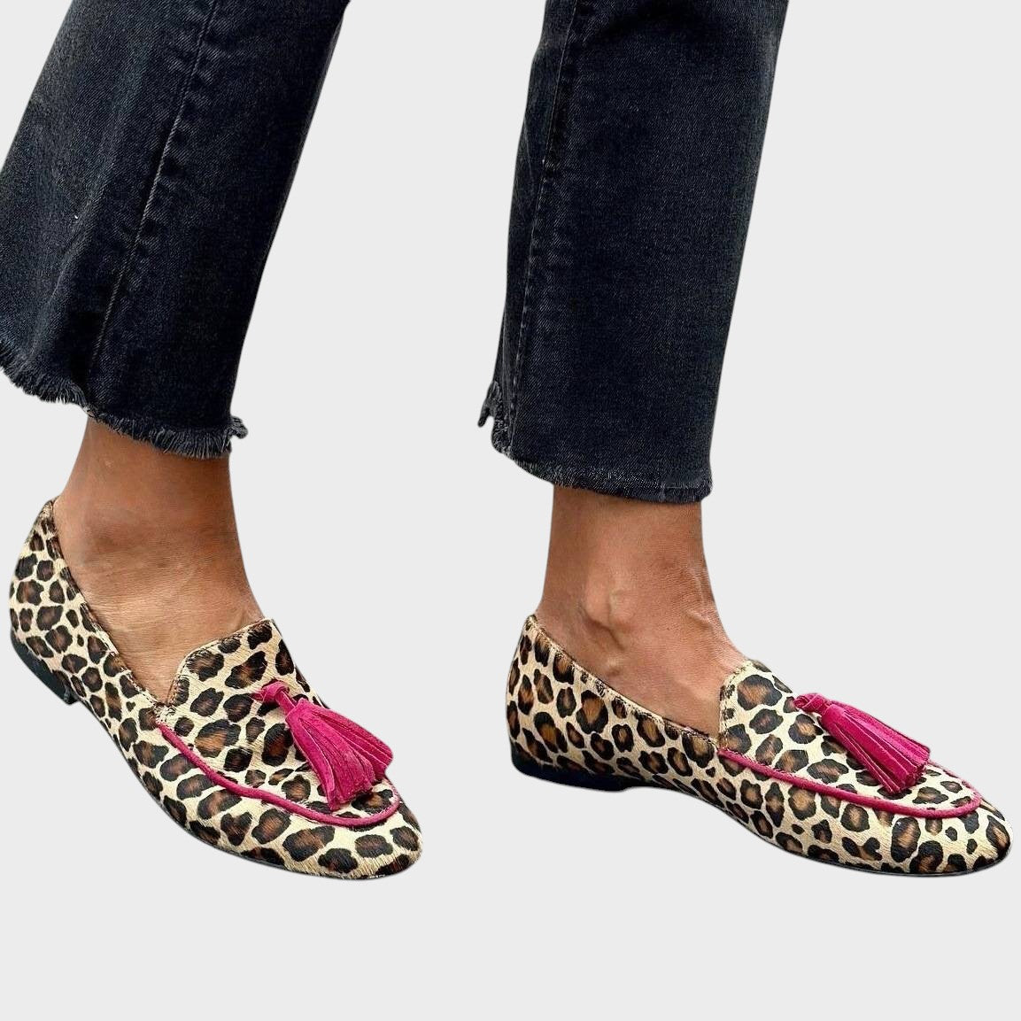 Clara – Mocassins padrão Leopardo