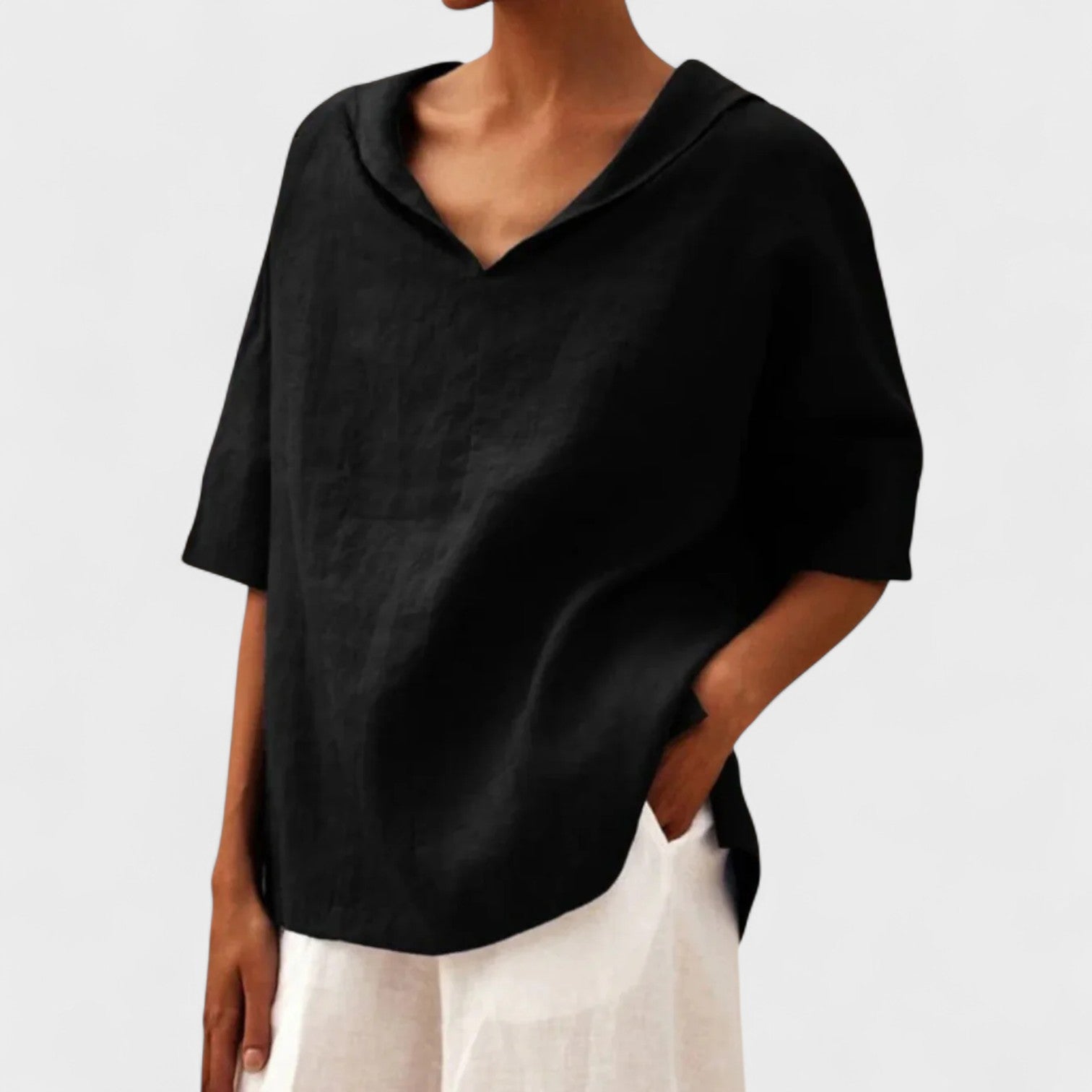 Constança – Blusa de Linho