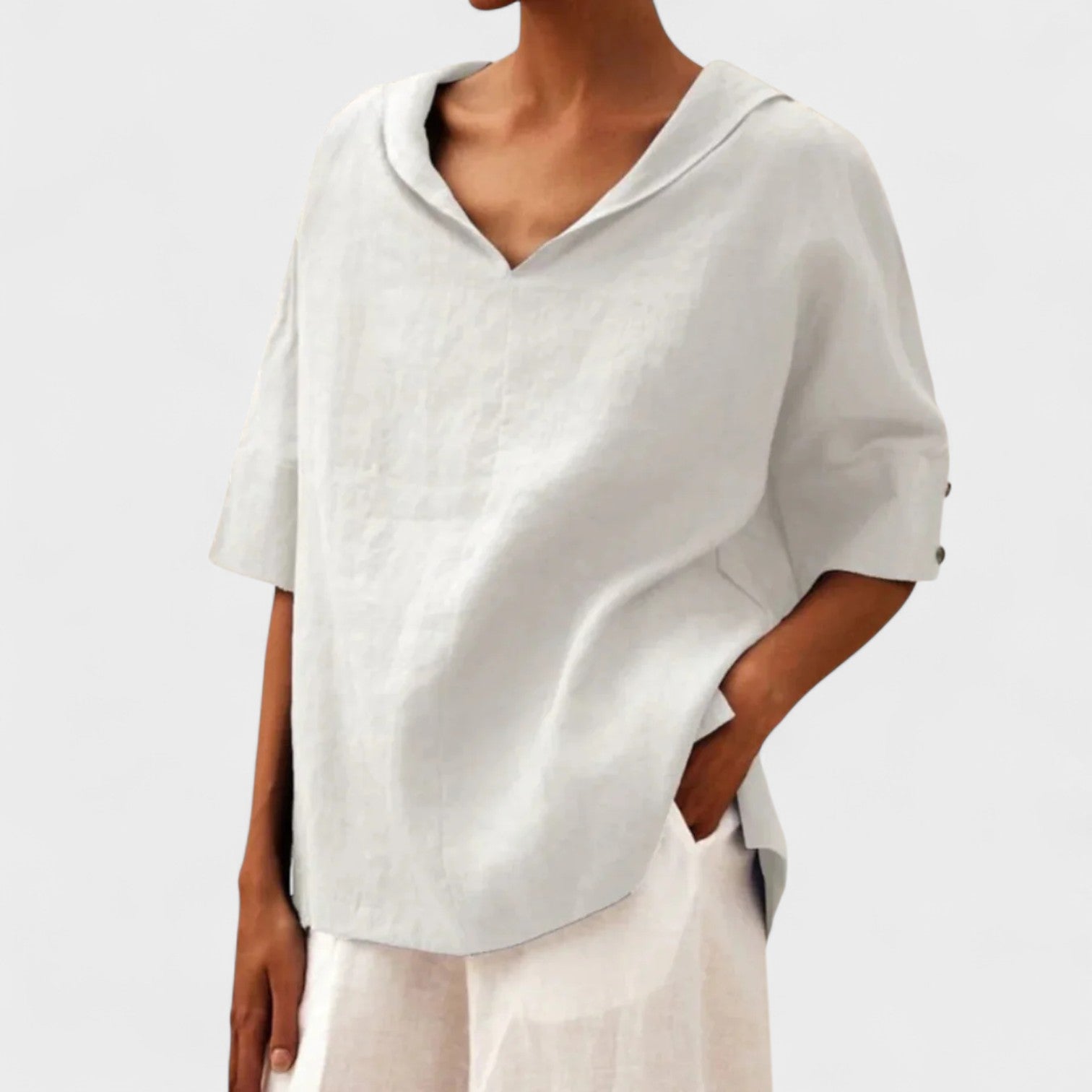 Constança – Blusa de Linho