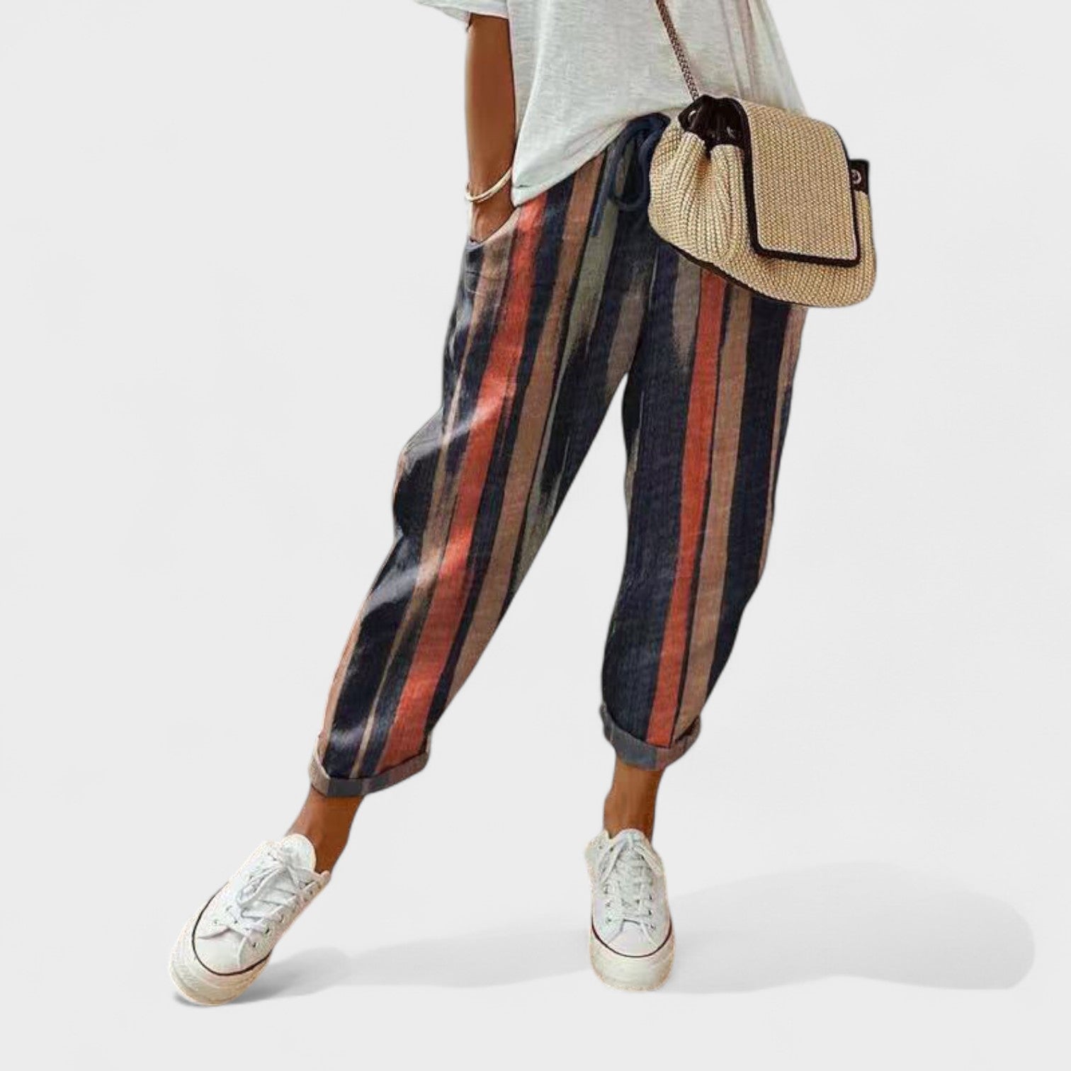 Francisca – Calças de Linho Casuais