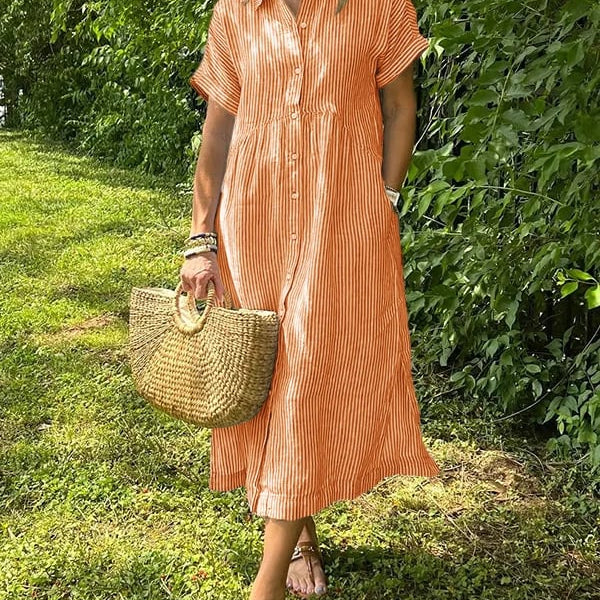 Vera – Vestido Casual & Naturalmente Elegante