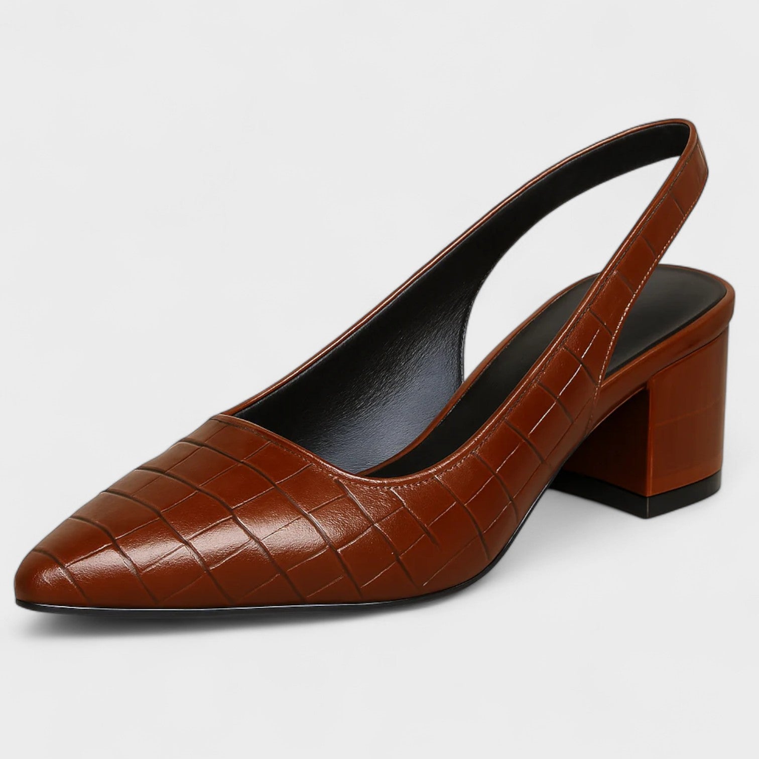 Bruna – Sapatos com Pele de Crocodilo