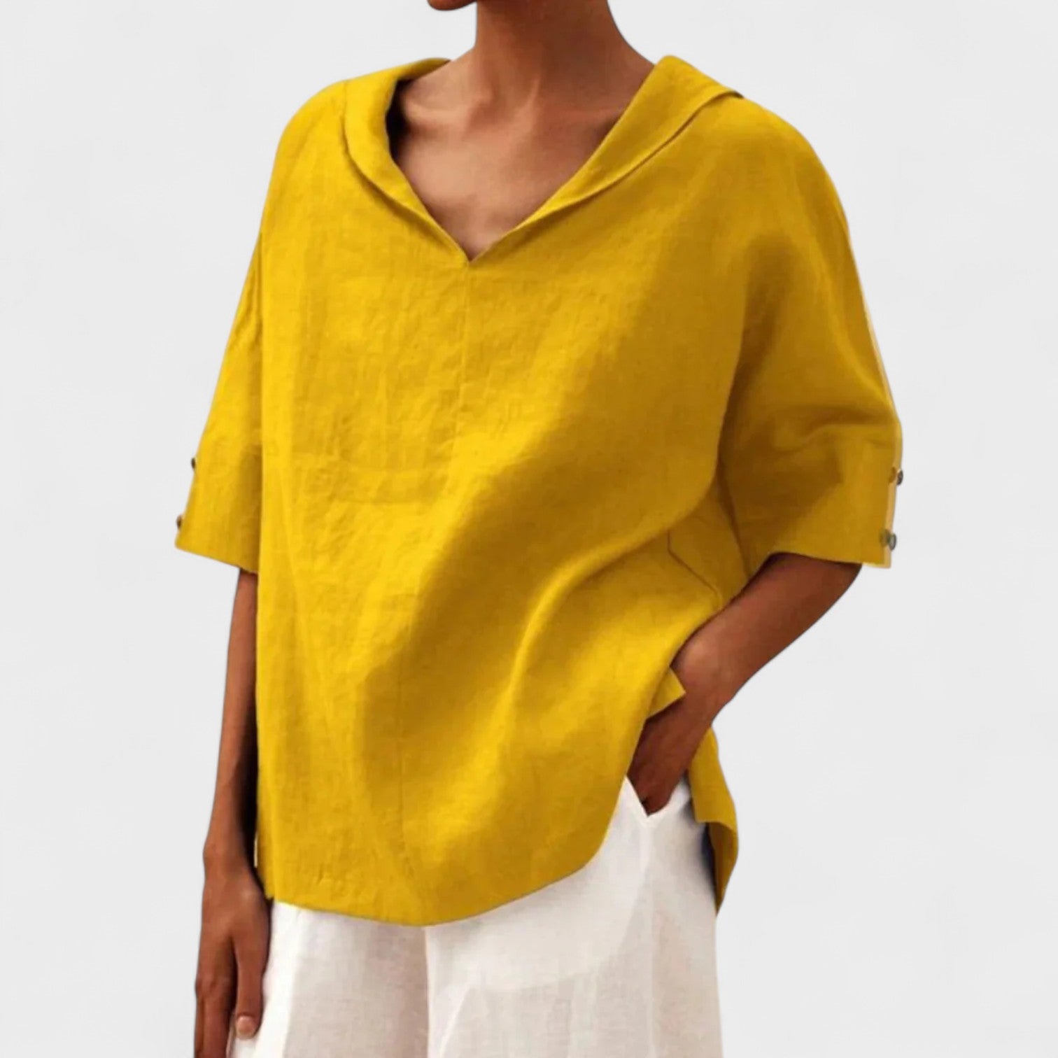 Constança – Blusa de Linho