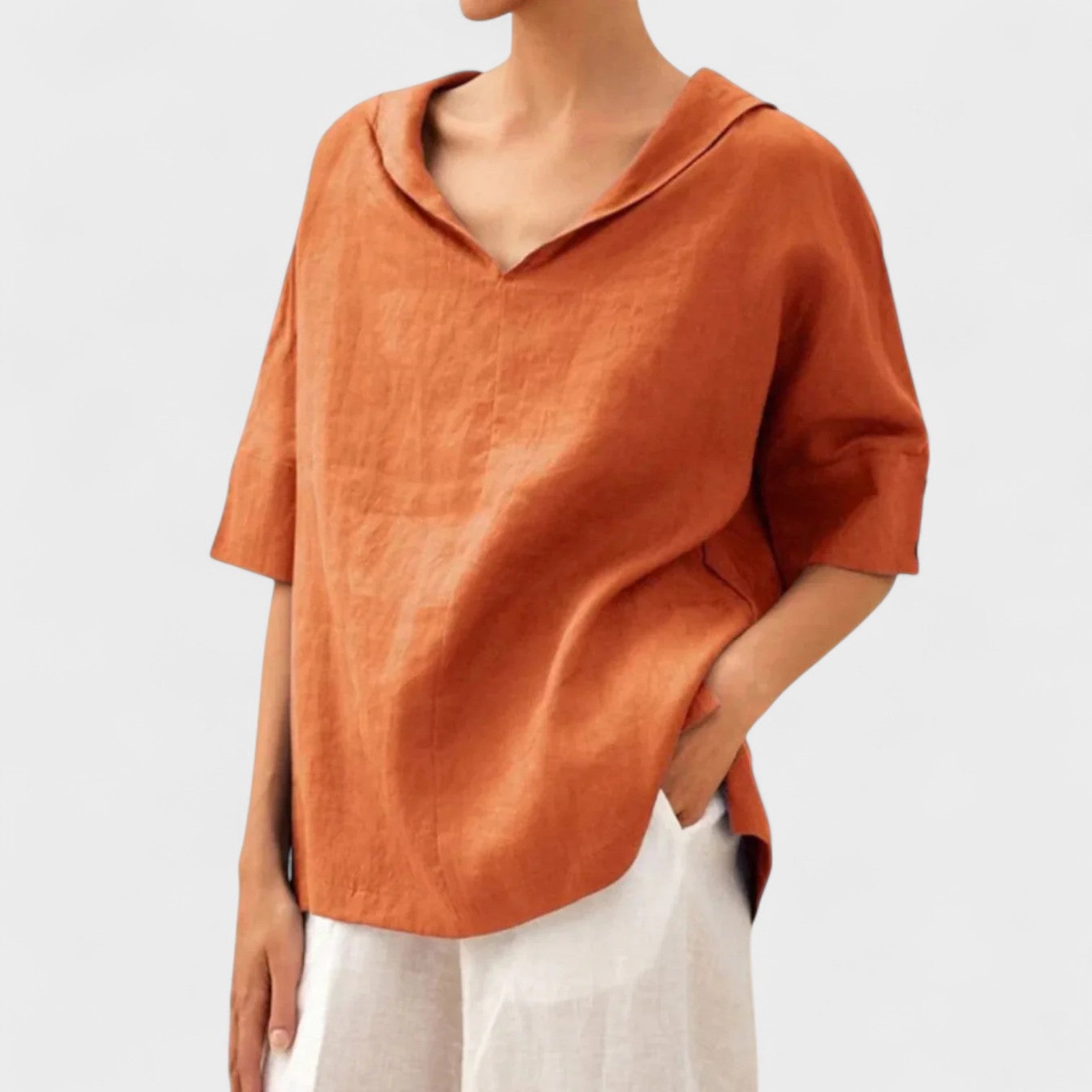 Constança – Blusa de Linho