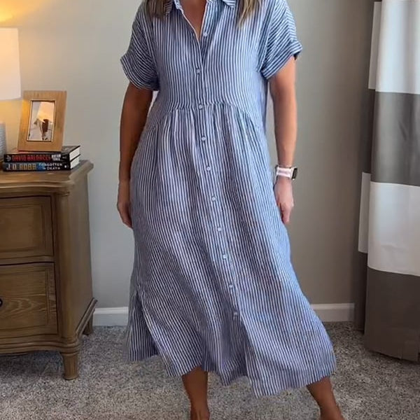 Vera – Vestido Casual & Naturalmente Elegante