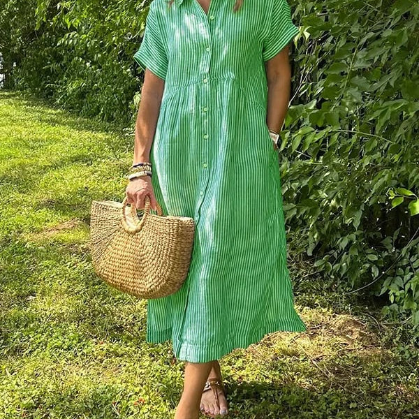 Vera – Vestido Casual & Naturalmente Elegante