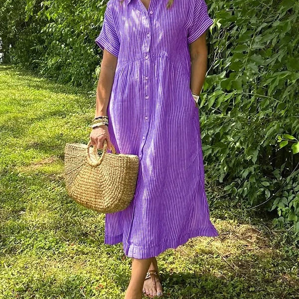 Vera – Vestido Casual & Naturalmente Elegante